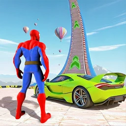 Car Games: Superhero Car Stunt icon